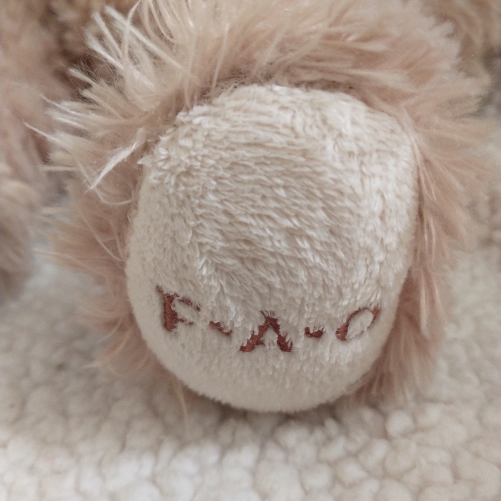 FAO Schwarz Plush Teddy Bear Stuffed Animal- C7 - Picture 2 of 3